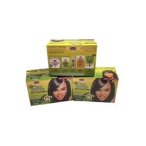3- African Pride Olive Miracle‎ Deep Conditioning Anti Breakage No-Lye Relaxer